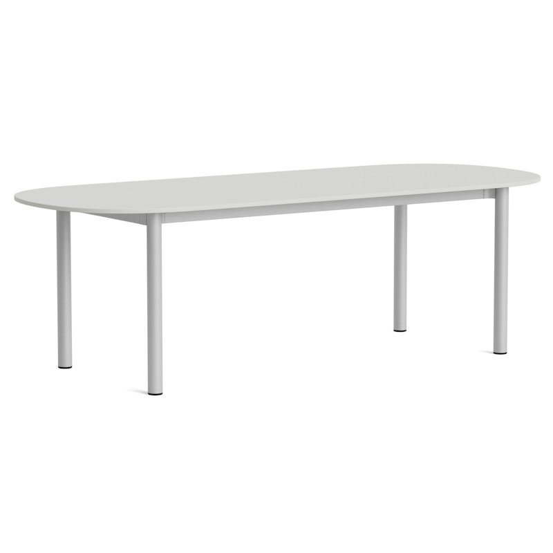Annex Bord Avlang 95x240 cm, Aluminium / Linoleum Cloud Grey