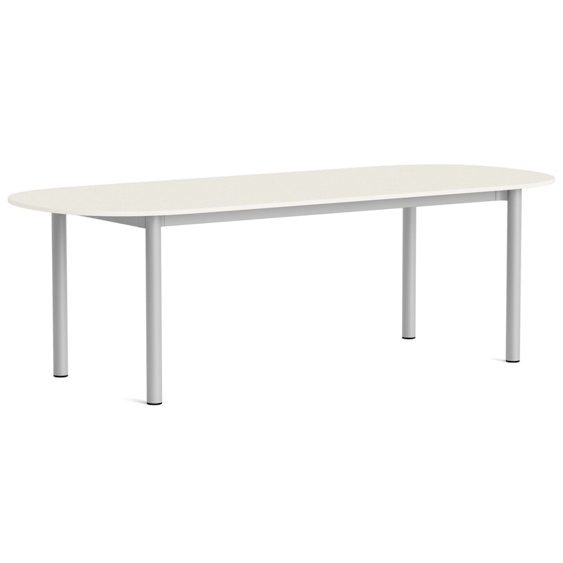 Annex Bord Avlang 95x240 cm, Aluminium / Cotton Cream