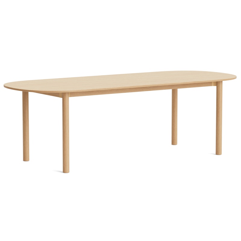 Annex Bord Avlang 95x240 cm, Lakkert Eik