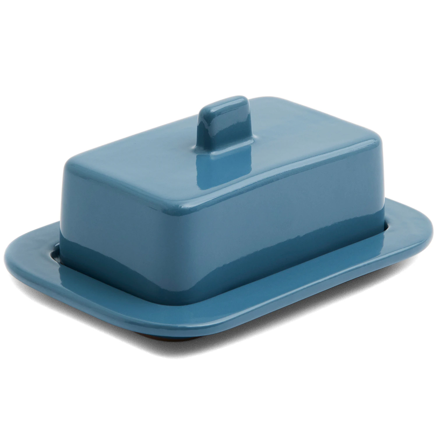 Hay Barro Butter Dish Dark Blue -  &Oslash;vrige Fat & Tallerkener Terrakotta M&oslash;rk Bl&aring; - AC470-A986
