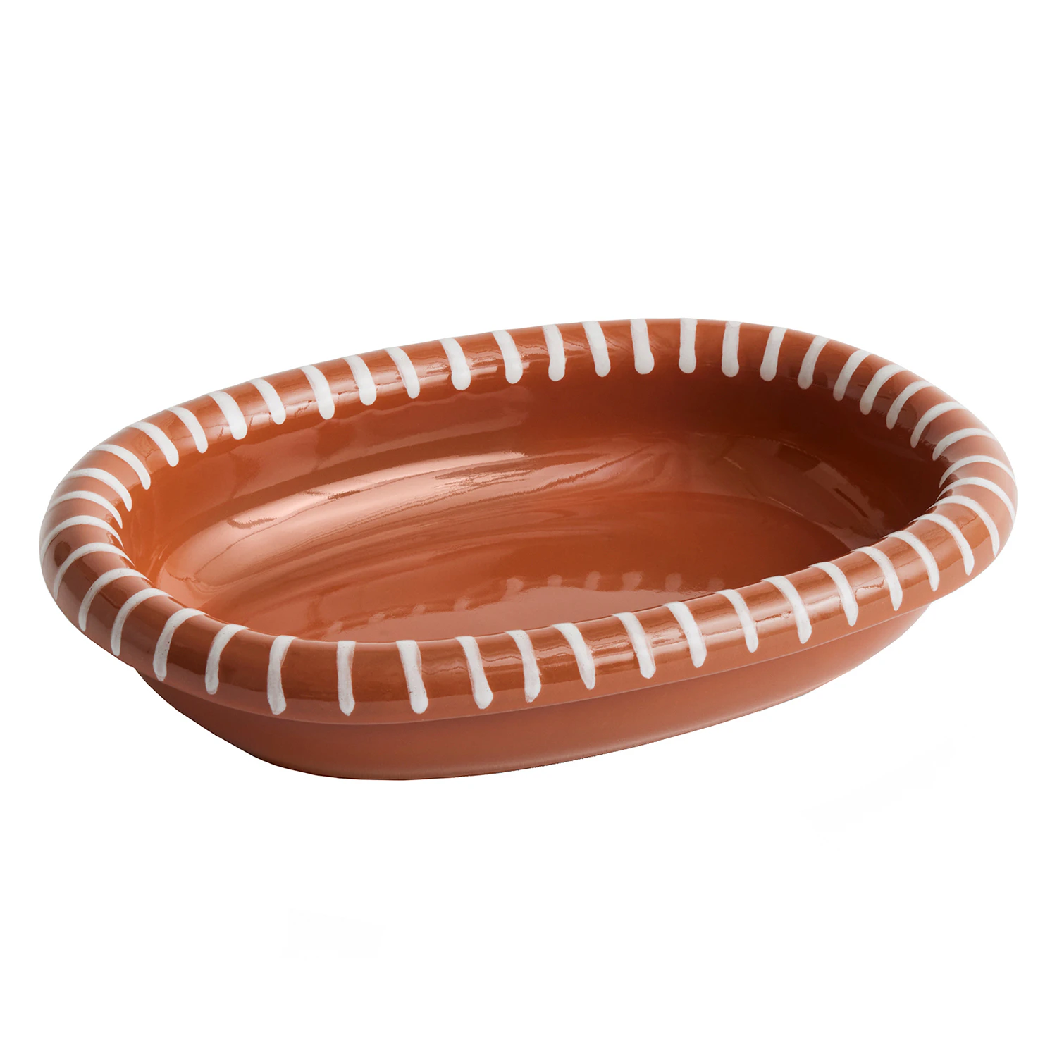 Hay Barro Oval Dish Small - Serveringsfat Terrakotta Natural - AC468-A601-AI64