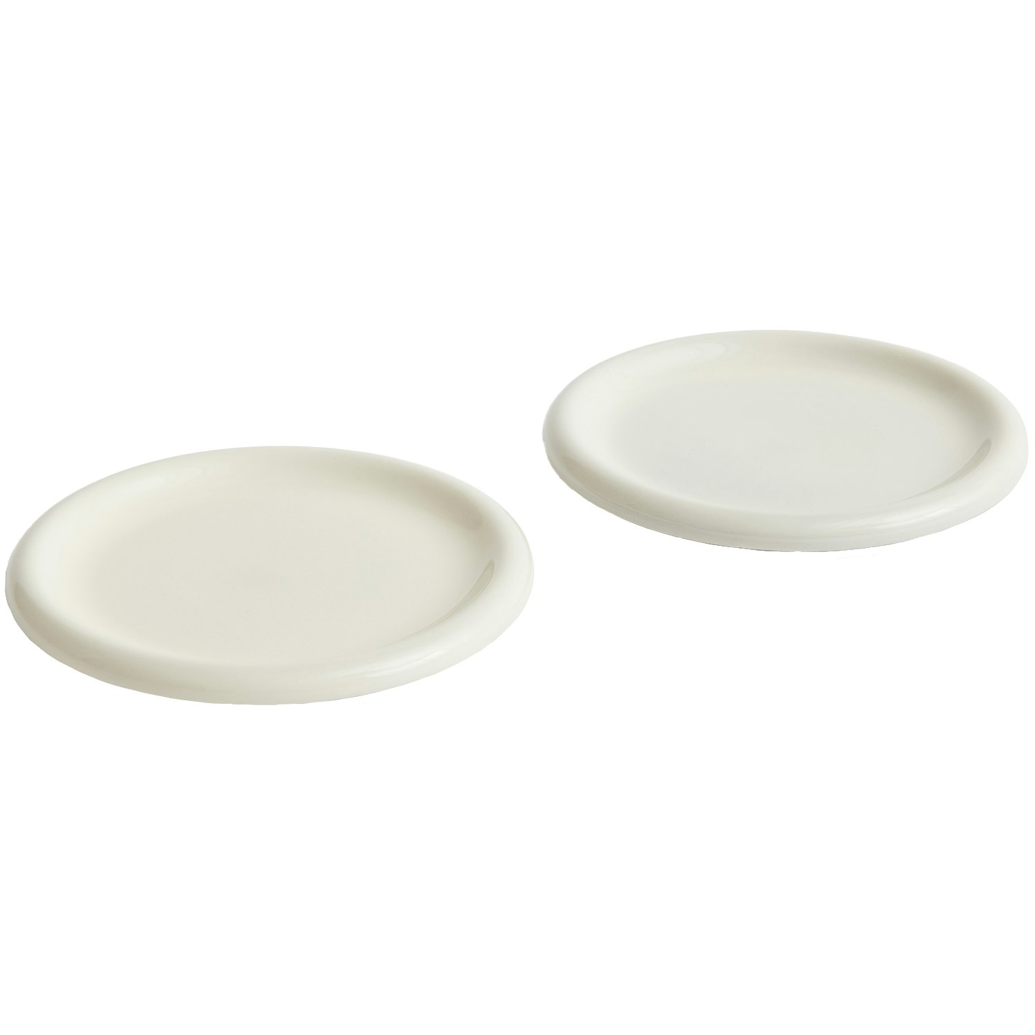 Hay Barro Plate Set Of 2 &Oslash;24 Cm  -  Asjetter Terrakotta Off-White - AC459-A668-AI61-02DS