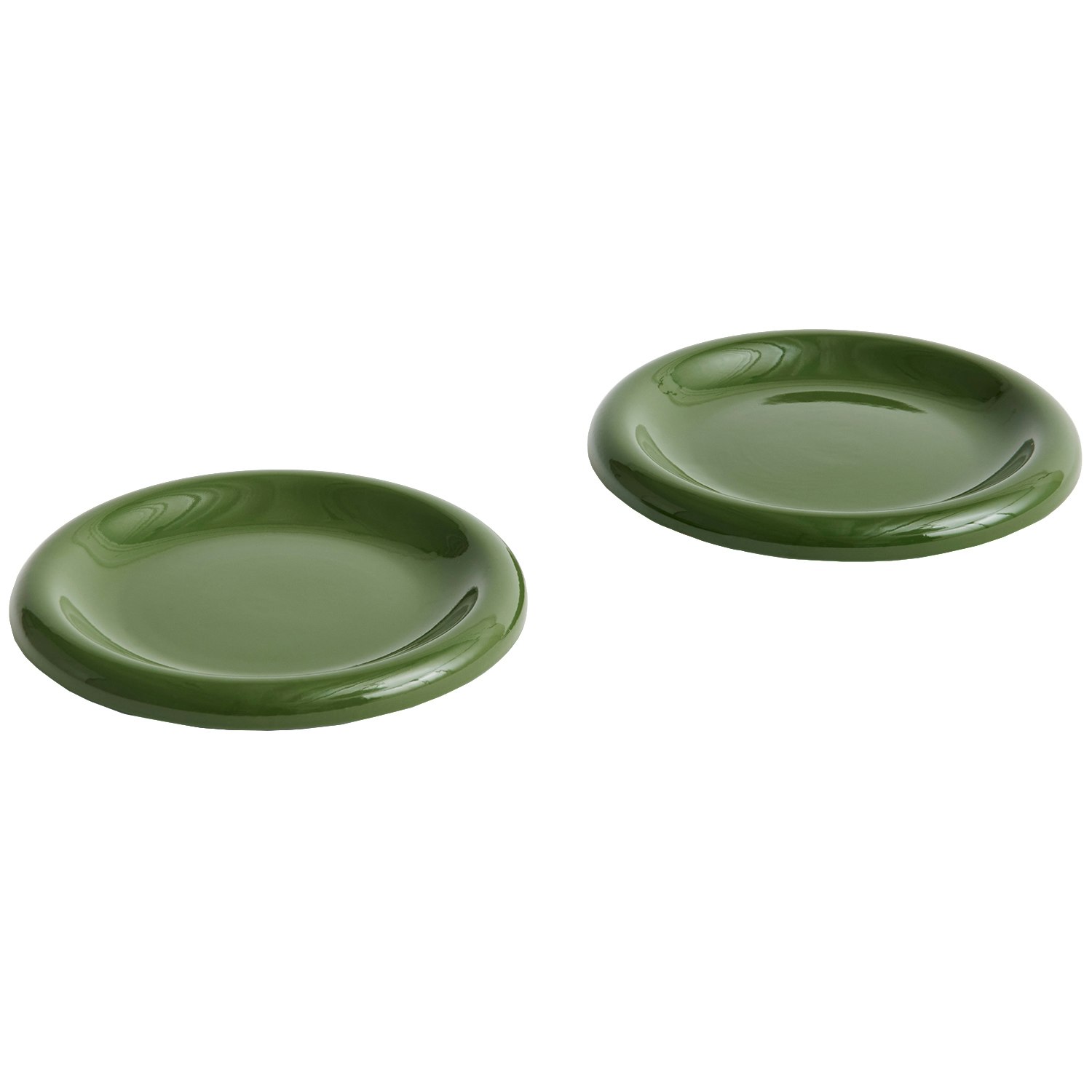 Hay Barro Plate Set Of 2 &Oslash;18 Cm Green -  Asjetter Terrakotta Gr&oslash;nn - AC459-A668-AI60-02AY