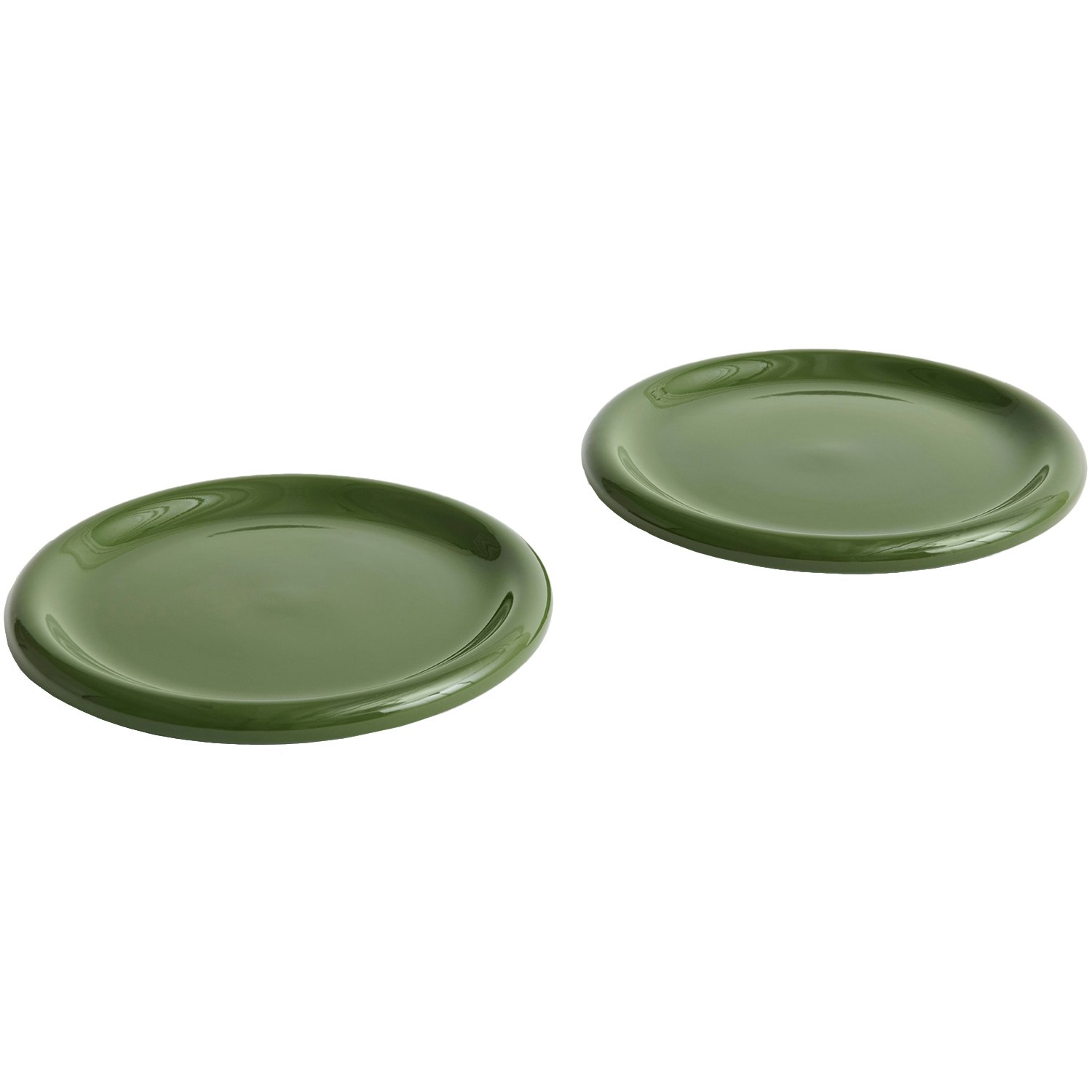 Hay Barro Plate Set Of 2 &Oslash;24 Cm Green -  Asjetter Terrakotta Gr&oslash;nn - AC459-A668-AI61-02AY