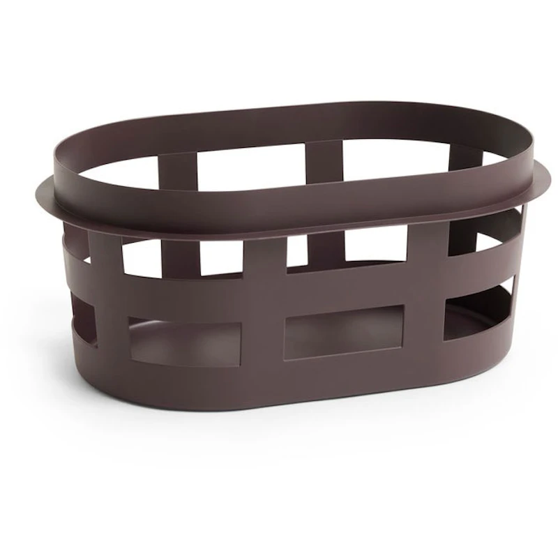 Basket (Recycled) Small, Bordeaux