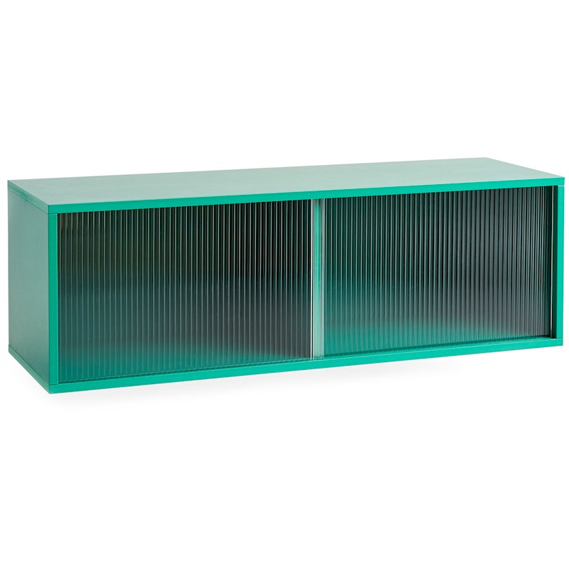 Colour Cabinet Vegghylle Glassdør, 120 cm / Dark Mint