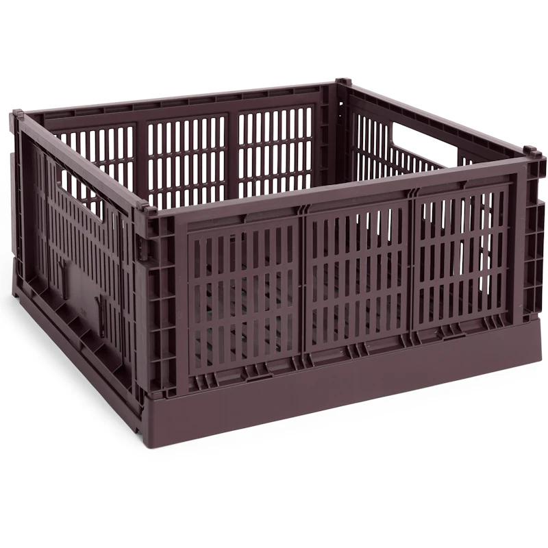 Colour Crate Large Square Oppbevaring, Bordeaux