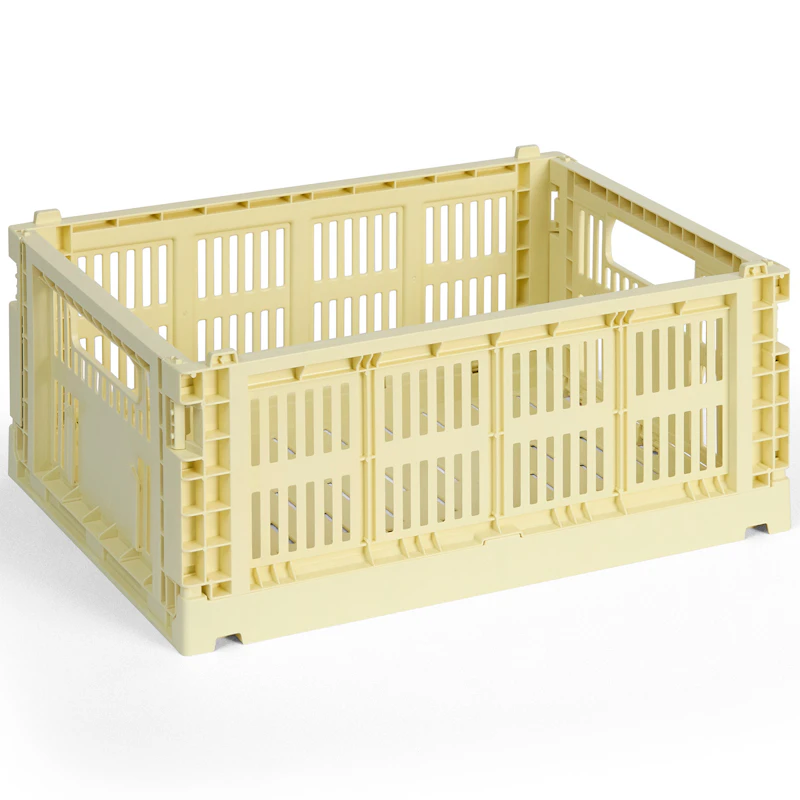Colour Crate Medium Oppbevaring, Light Yellow