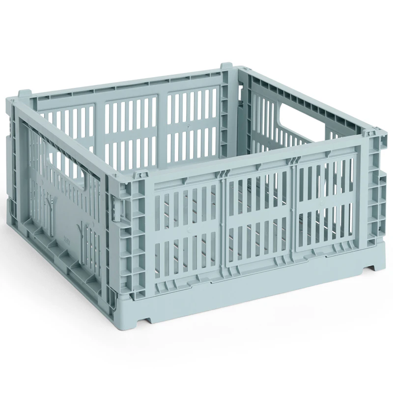 Colour Crate Medium Square Oppbevaring, Dusty Blue