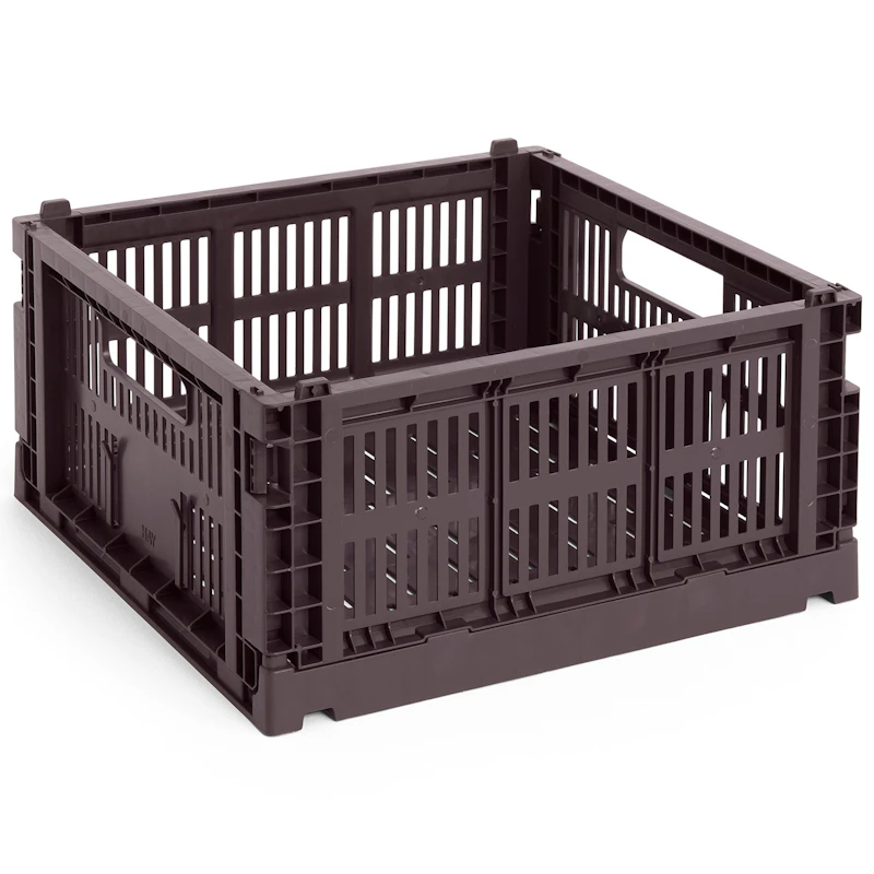 Colour Crate Medium Square Oppbevaring, Bordeaux