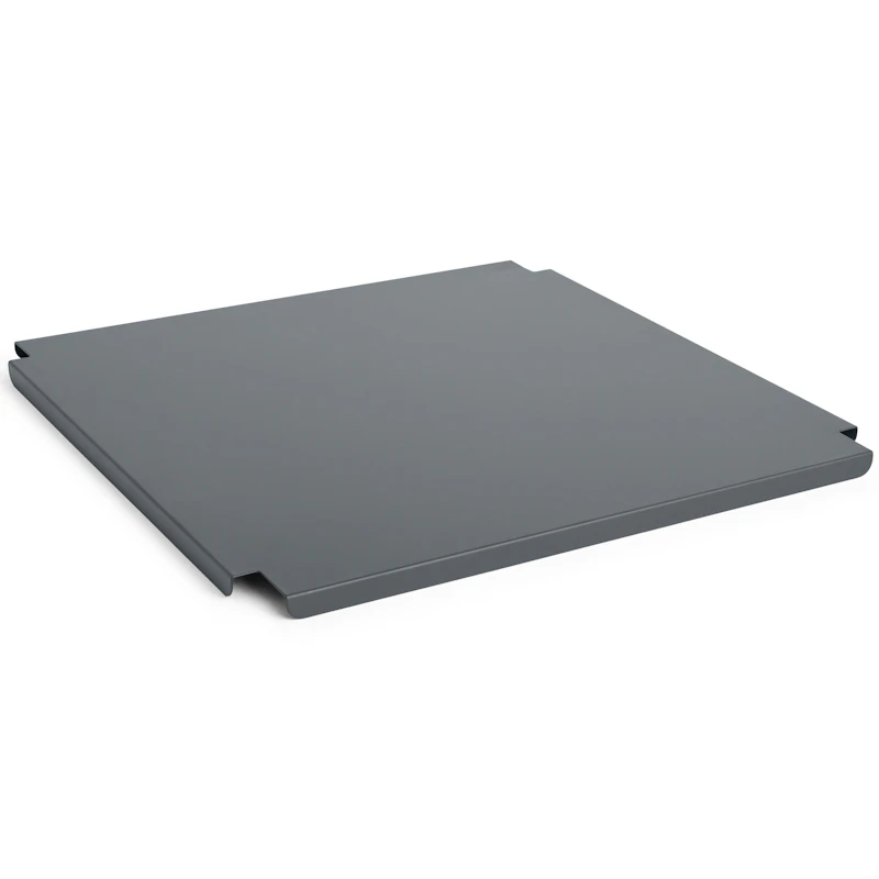 Colour Crate Metal Large Square Lokk, Charcoal