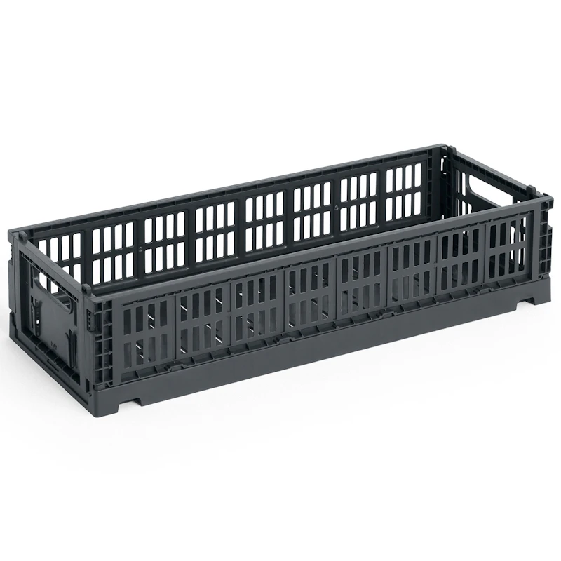 Colour Crate Mini Oblong Oppbevaring, Charcoal