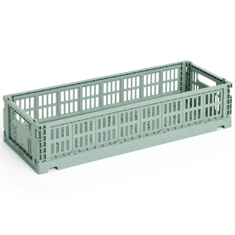 Colour Crate Mini Oblong Oppbevaring, Sage Green