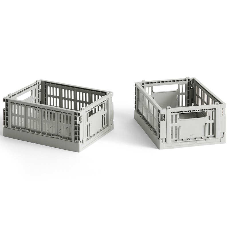 Colour Crate Mini Oppbevaring 2-pk, Grey