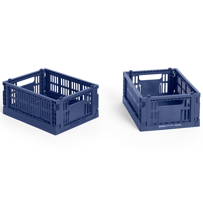 Colour Crate Mini Oppbevaring 2-pk, Dark Blue