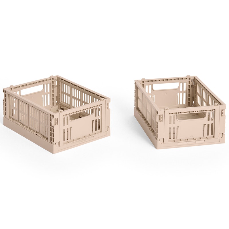 Colour Crate Mini Oppbevaring 2-pk, Powder