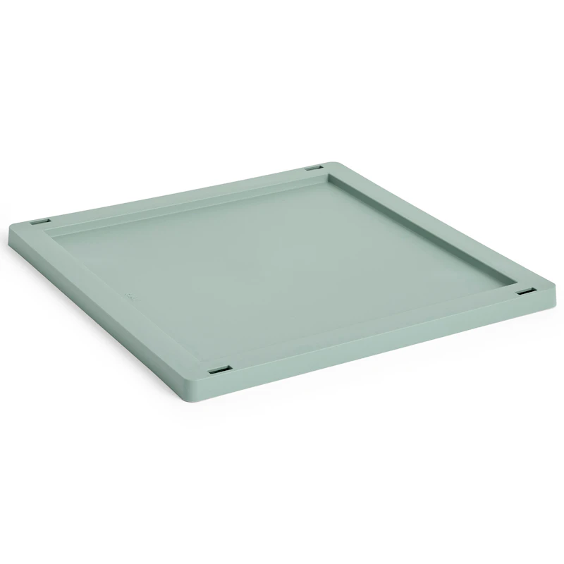 Colour Crate Plastic Medium Square / Cube Lokk, Sage Green
