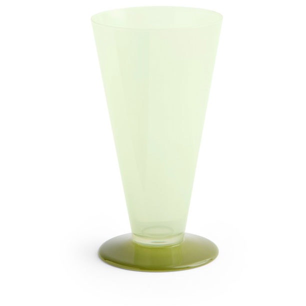 Hay Conical Vase Small Light Green / Dark Lime -  Vaser Glass Lys Gr&oslash;nn - AF574-A601-AU65