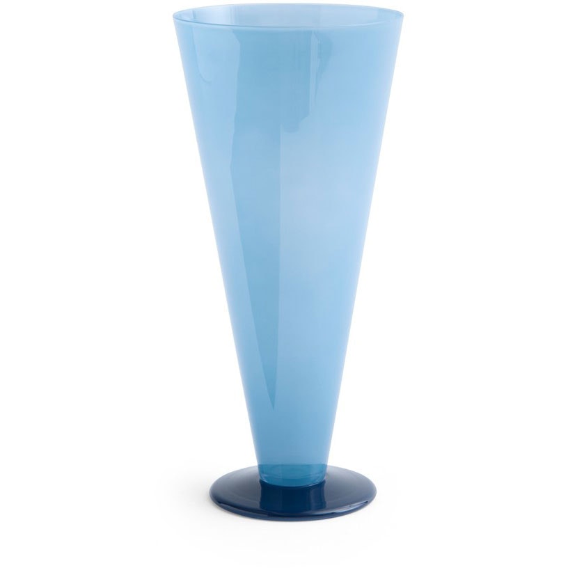 Hay Conical Vase Large Petrol Blue / Dark Blue -  Vaser Glass M&oslash;rk Bl&aring; - AF574-A603-AU92