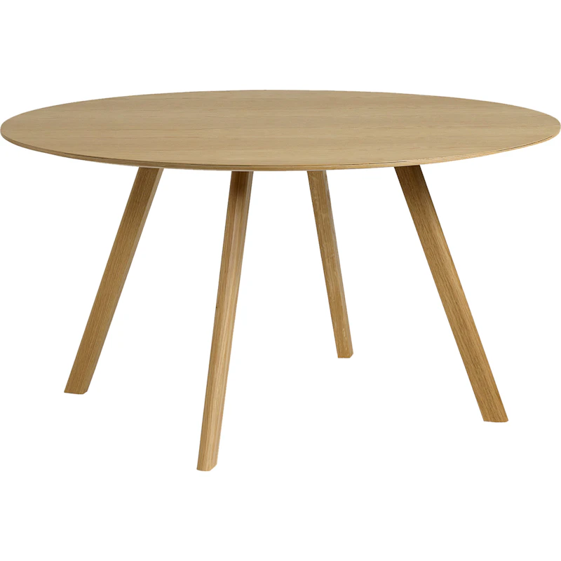 CPH 25 2.0 Bord Ø140x74 cm, Vannbasert Lakkert Eik
