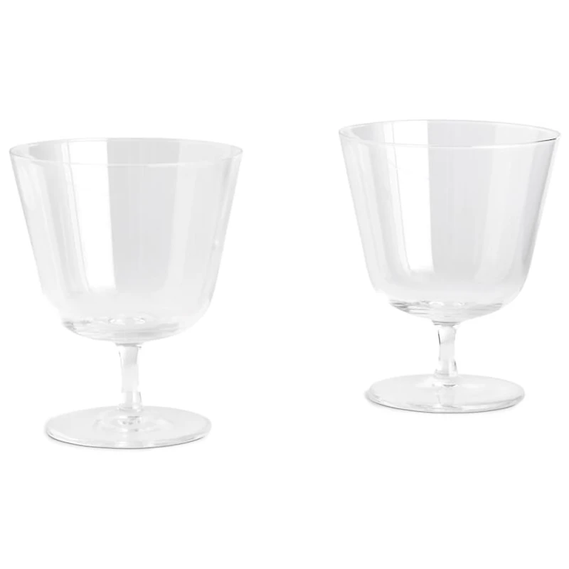 Curve Glass Med Fot 2-pk