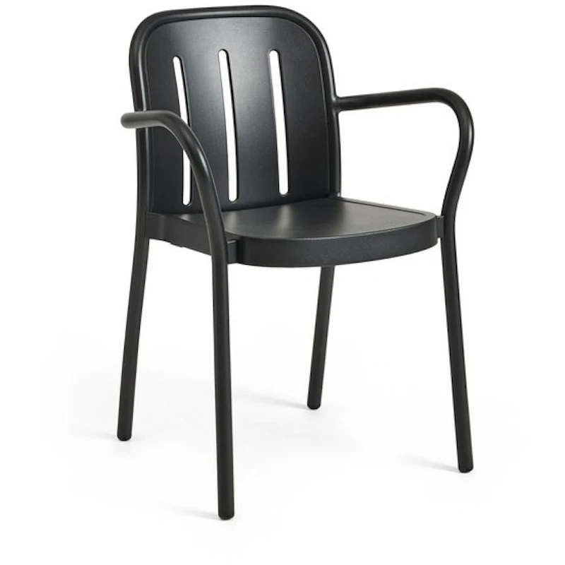 Deville Armchair, Anthracite powder coated aluminium