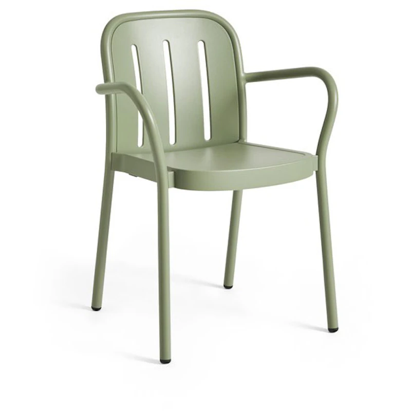 Deville Armchair, Thyme green powder coated aluminium