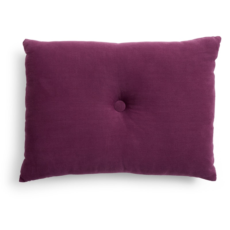 Dot Pute Linen 45x60 cm, Burgundy