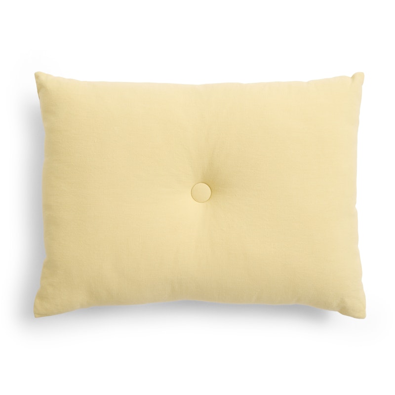 Dot Pute Linen 45x60 cm, Soft Yellow