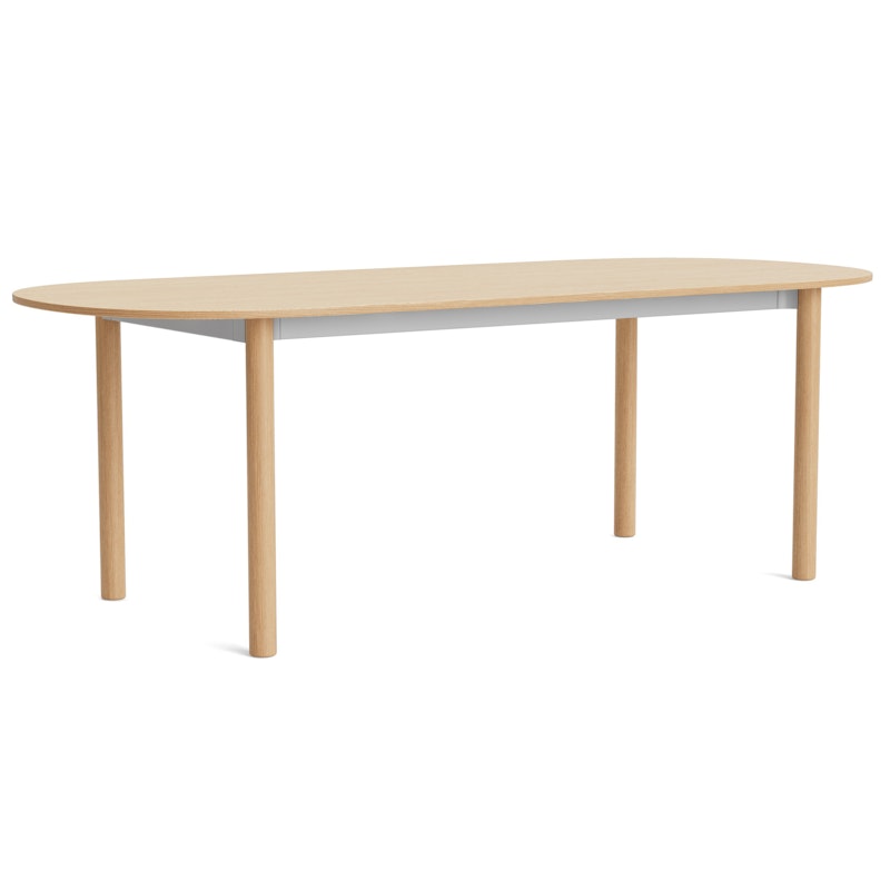 Annex Bord Avlang 95x220 cm, Lakkert Eik
