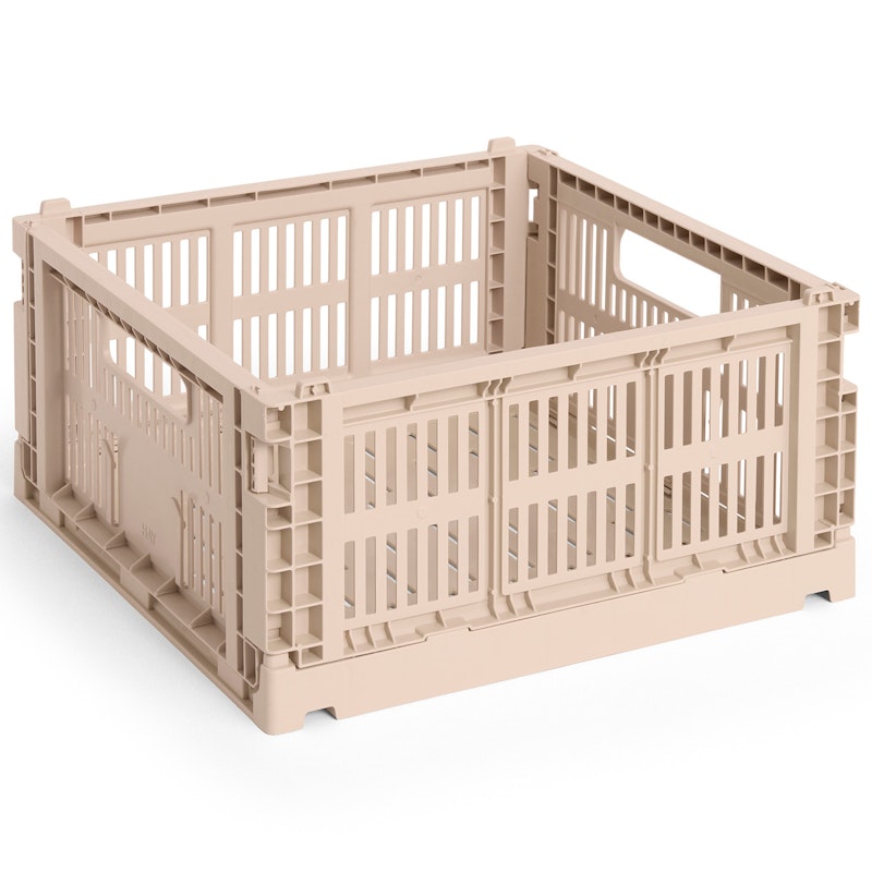 Colour Crate Medium Square Oppbevaring, Powder