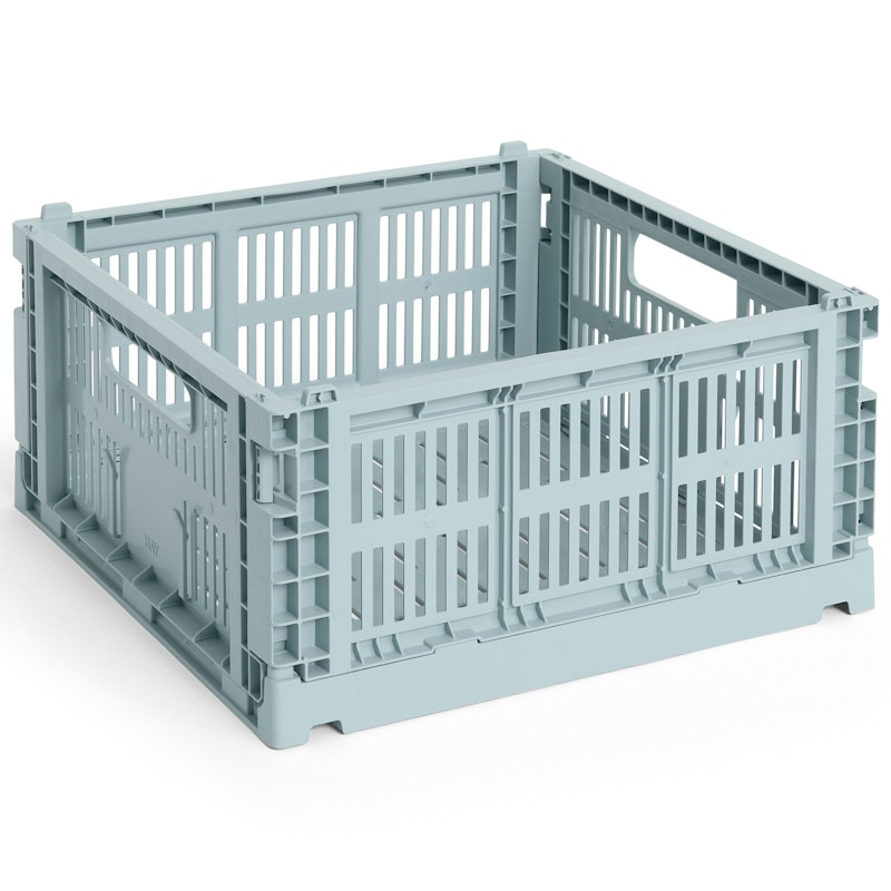 Colour Crate Medium Square Oppbevaring, Dusty Blue