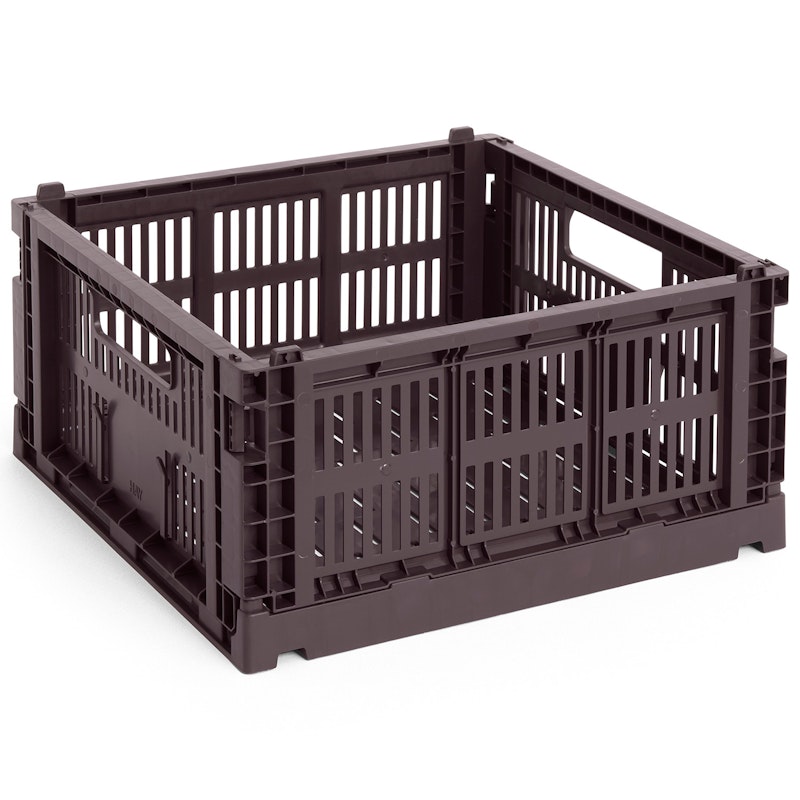 Colour Crate Medium Square Oppbevaring, Bordeaux