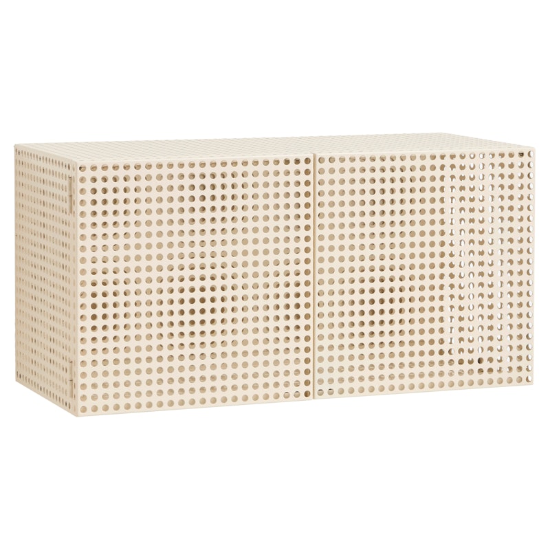 Perforated Veggskap, Eggshell