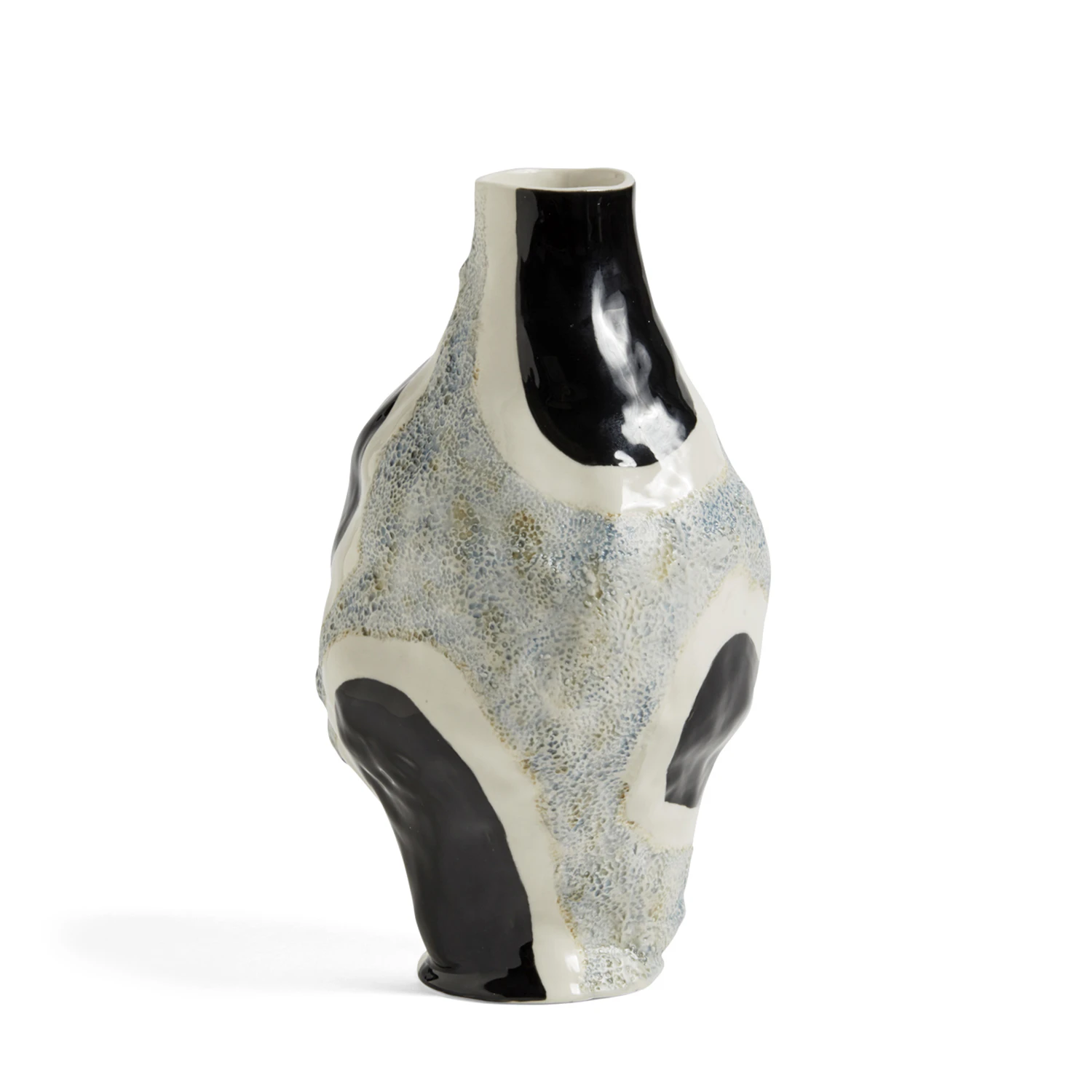Hay Jessica Hans Vase Glossy Cow -  Vaser Stengods Sort - AB427-A964