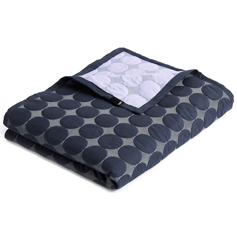 Mega Dot Sengeteppe 235x245 cm, Midnight Blue