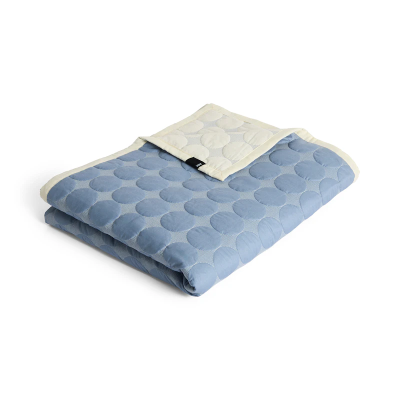 Mega Dot Sengeteppe 195x245 cm, Dusty Blue