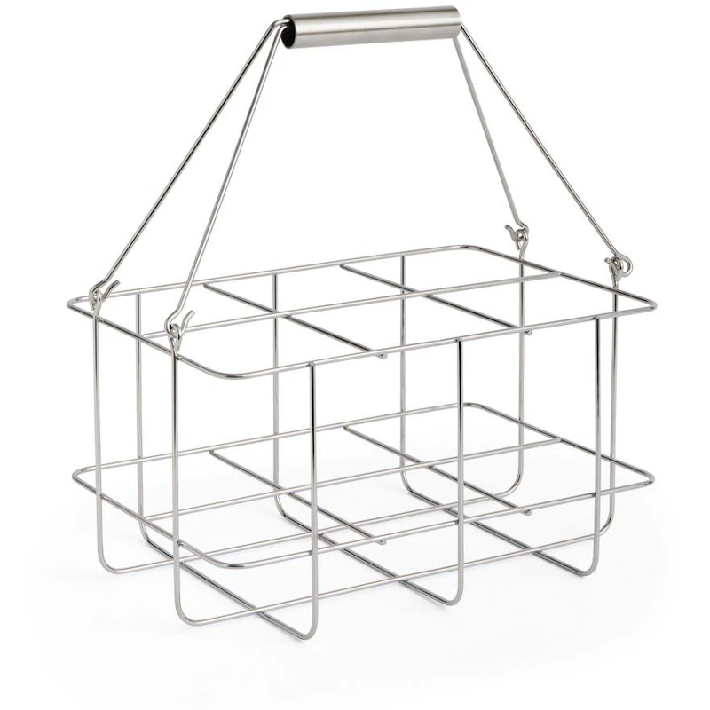Outdoor Market Bottle Carrier Medium, Stainless Steel