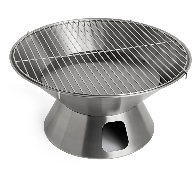 Outdoor Market Firepit, Stainless Steel