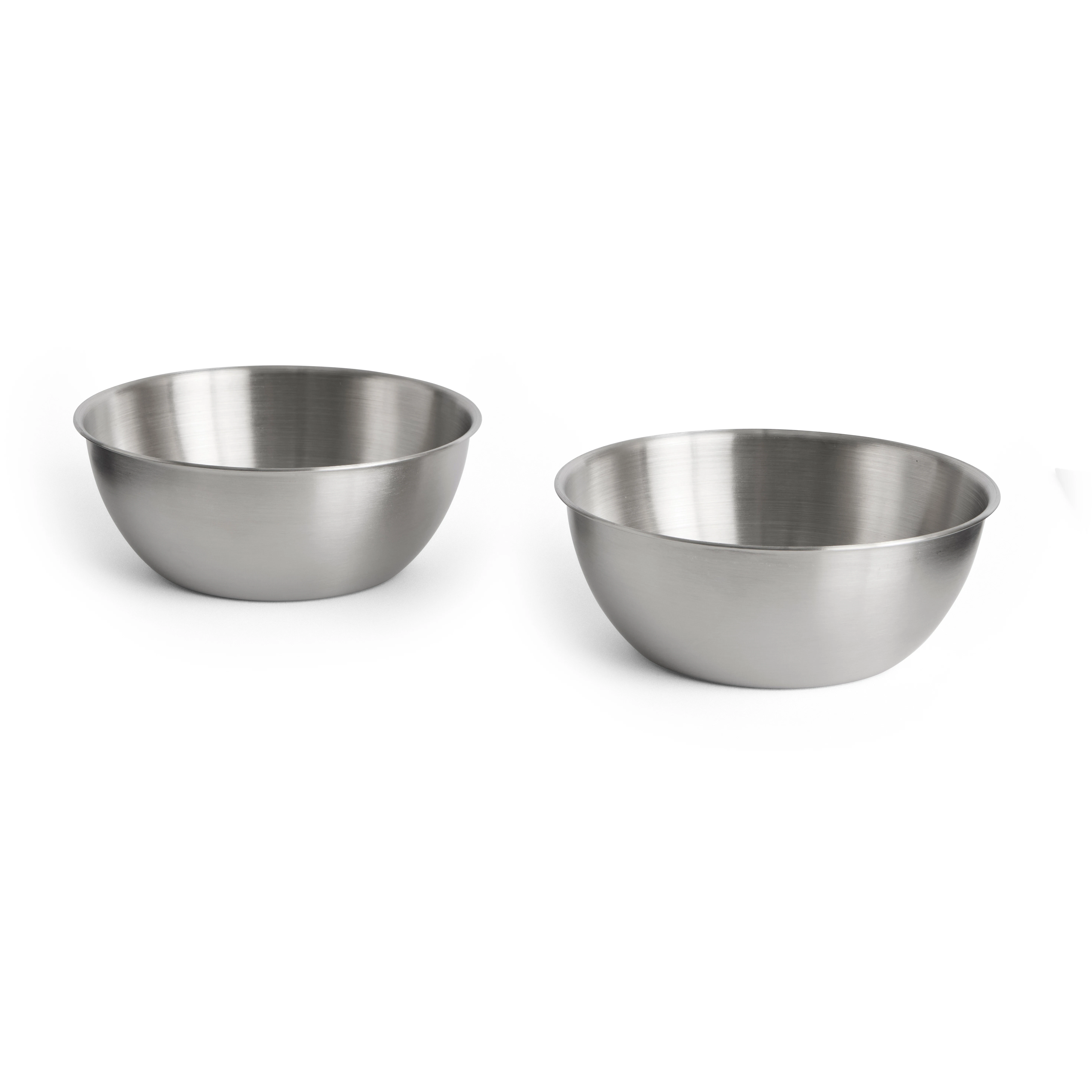 Hay Outdoor Market Steel Bowl Set Of 2 Small -  Serveringssk&aring;ler Rustfritt St&aring;l Silver - AE960-A668-AS23