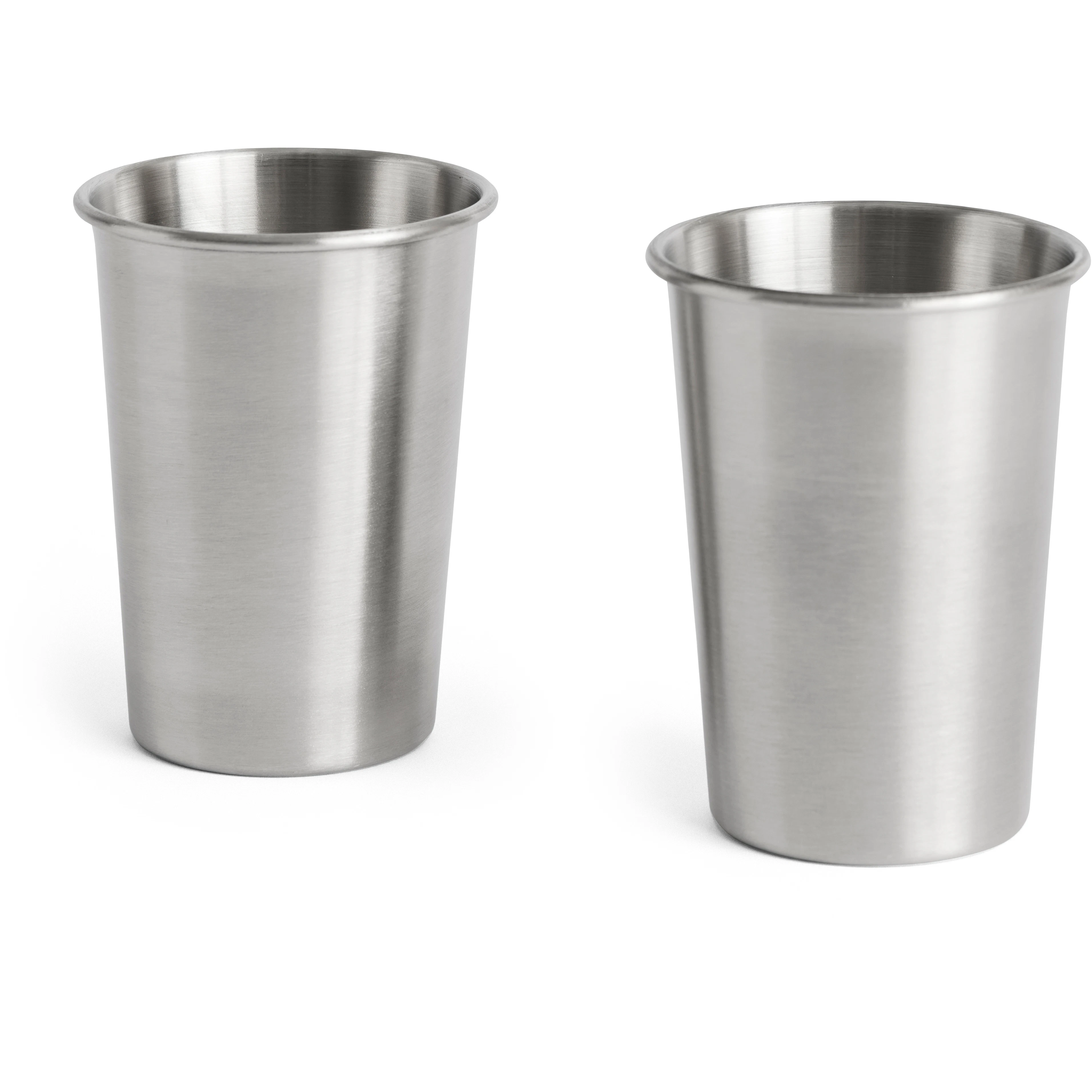 Hay Outdoor Market Steel Cup Set Of 2 Medium -  Kaffekopper Rustfritt St&aring;l Silver - AE962-A668-AS24