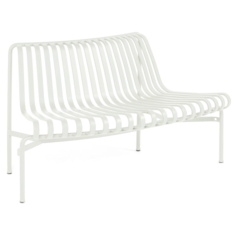 Palissade Parkbenk Med Ryggstøtte add-on out, Cream White