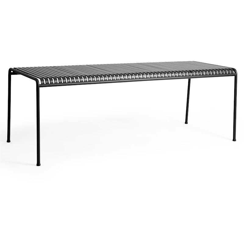 Palissade Table 90x220 cm 4 Legs, Anthracite powder coated steel