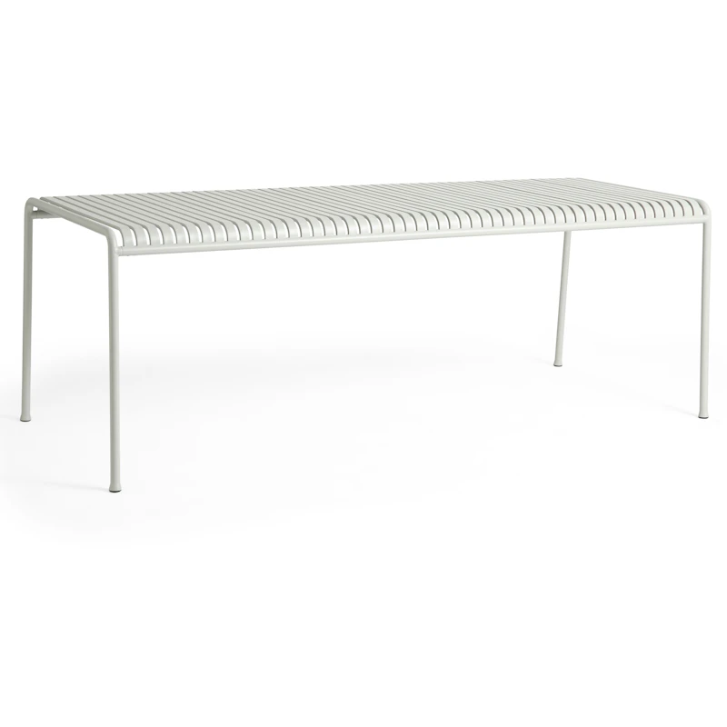 Palissade Table 90x220 cm 4 Legs, Sky grey powder coated steel