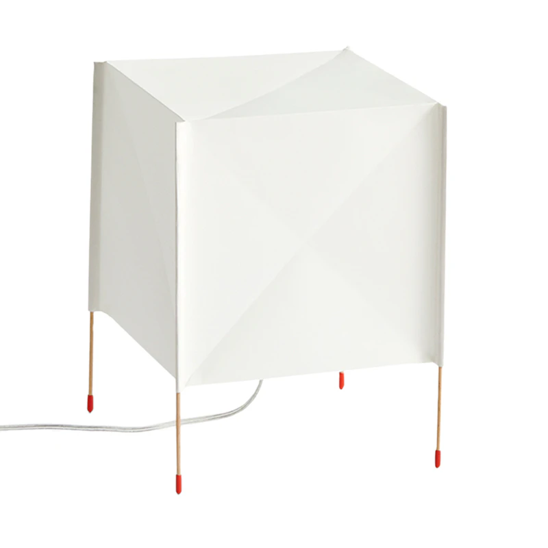 Paper Cube Table Lamp Bordlampe Hvit