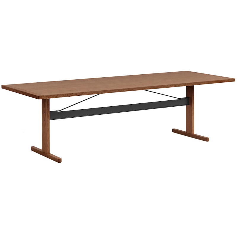 Passerelle Bord 95x260 cm, Lakkert Valnøtt / Svart