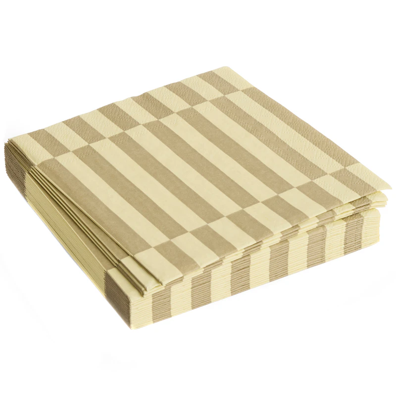 Pattern Servietter 33x33 cm, Cream / Sand