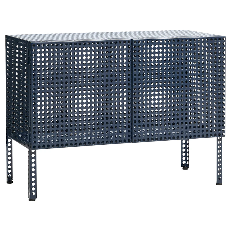 Perforated Skap Liten, Steel Blue