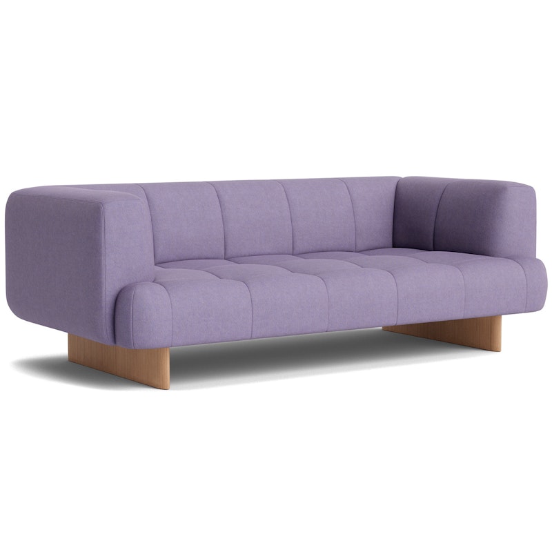 Quilton Lift 2-Seter Sofa, Steelcut Quartet 644 / Eik