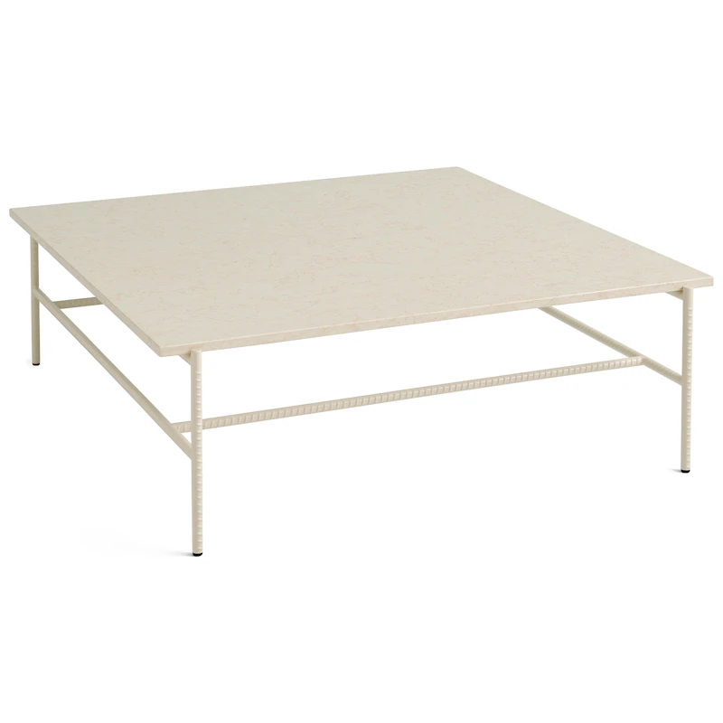 Rebar Salongbord 100x104 cm, Alabaster